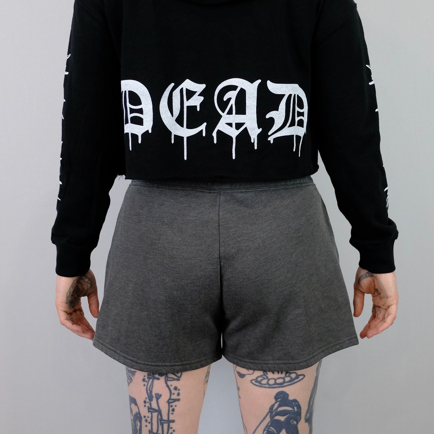 Dead D Grey Shorts